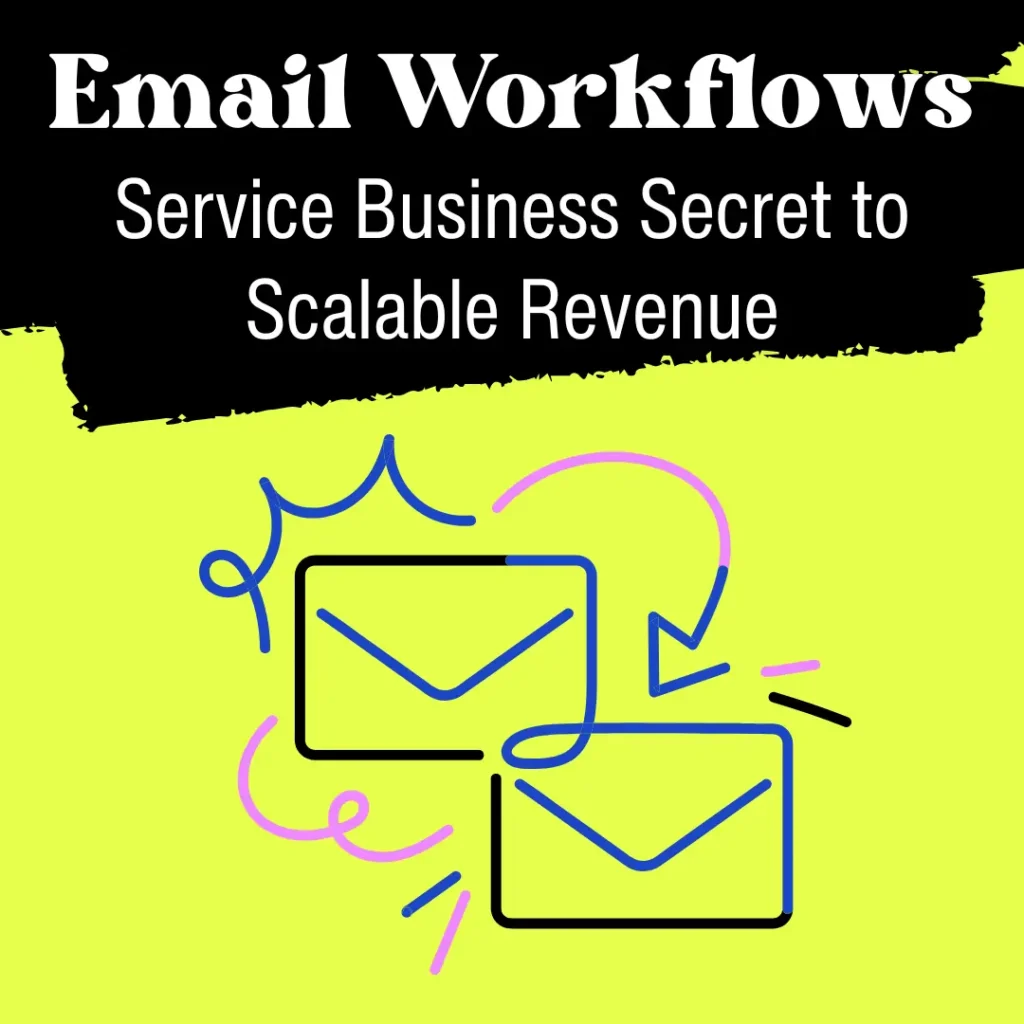 email workflows for service based company