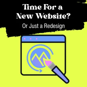 new website redesign